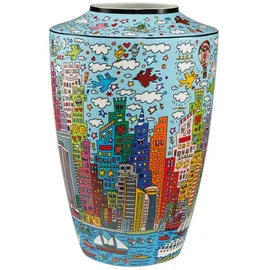 GOEBEL Bodenvase James Rizzi, Mit Zertifikat, Mehrfarbig, New York City Day, H: 41cm