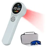 Frovab Rotlicht Therapie Gerät Infrarotlampe 4x980nm+4x810nm+16x660nm Tragbares Rotlichtlampe Gerät Rotlichttherapie Handgerät zur Schmerzlinderung zu Hause für Rücken,Knie, Schultern, Muskeln