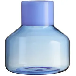 Design Letters - Generous Vase medium, milky blue / blue