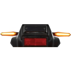 Oxford Nightrider LED Motorrad Blinker, schwarz für Männer