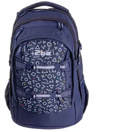 2be Schulranzen-Set 4-tlg. blau