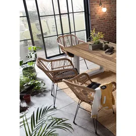 Möbilia Tisch mit wählbaren Tischbeinen 160x77 cm U-Form