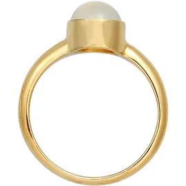 Elli Ring Damen Solitär mit Mondstein in Gold | Gr.: 54