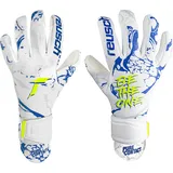 Reusch Torwarthandschuhe Pure Contact Silver Junior mit sehr gutem Grip und Innennaht Schnitt