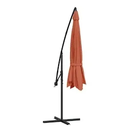 vidaXL Ampelschirm Ø 350 cm terracotta-rot