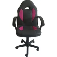 Hti-Living HTI-Living, Schreibtischstuhl Junior höhenverstellbar ergonomischer Drehstuhl Anthrazit-Pink