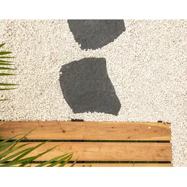 Lemodo Trittstein Gartenplatte Steinoptik 42 x 53 x 2,3 cm