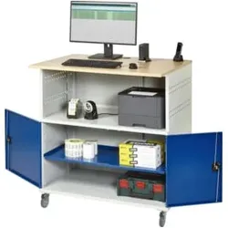 Rau Computer-Tisch 1022, B1100xT790xH1180mm, mobil
