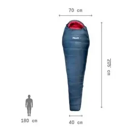 Millet Damen Light Down -5 Schlafsack (Größe MAX. 175CM , blau)