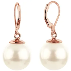 Nenalina Basic Muschelkernperle Klassisch 925 Silber rosefarben Damen 