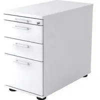 Hammerbacher Flexiline II Standcontainer 42,8 x 76 x 80 cm weiß