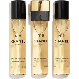 Chanel No. 5 Eau de Toilette Nachfüllung 3 x 20 ml