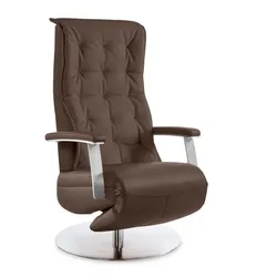 Segmüller Werkstätten Sessel Comforte Uno Anzio C4 Leder Braun