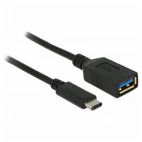 DeLock USB 3.2 Gen 1 (USB 3.0) Adapter USB-C® Stecker - 1x USB 3.2 Gen 1 Buchse A (USB 3.0)] 65634 15.00 cm