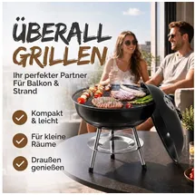 Goods+Gadgets Micro BBQ Kugelgrill grün