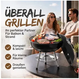 Goods+Gadgets Micro BBQ Kugelgrill grün