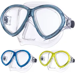 SALVAS Tauch Maske Formula Schnorchel Schwimm Brille Beschlag Silikon Erwachsene Farbe: blau