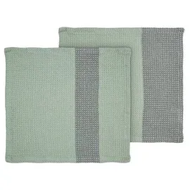 BLOMUS Spültücher 2er Set -GANO- Spültuch aus 100% Baumwolle 25x25cm (Desert Sage)