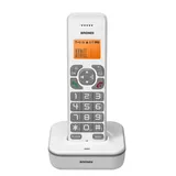 Brondi Bravo Star, DECT-Telefon, Kabelloses Mobilteil, Freisprecheinrichtung, 50 Eintragungen, Anrufer-Identifikation, Grau, Weiß - Grau/Weiß