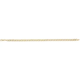 FIRETTI Panzerarmband aus vergoldetem Silber 925 21