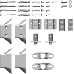 Kermi Befestigungs-Set Diveo, Heizung, weiß
