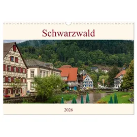 Calvendo Schwarzwald (Wandkalender 2026 DIN A3 quer), CALVENDO Monatskalender