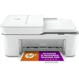 HP DeskJet 4122e Wireless All-in-One Farbe Drucker, Instant Ink; Kopierer, Scanner, Thermal Inkjet, Farbdruck, 4800 x 1200 DPI, Farbkopieren, A4, G... - Grau/Weiß