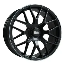 mam wheels GT1 7,5 x 17 5 x 100 ET30 matt black lip polish