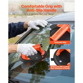 Vevor Saugheber ABS 203 mm orange
