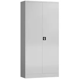 Classix Metallschrank X-530340 lichtgrau 92,0 x 42,0 x 194,5 cm, aufgebaut, 1 St.