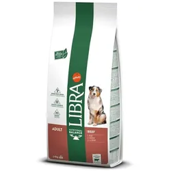 LIBRA Dog Adult Beef Hundefutter mit Rindfleisch 12kg