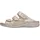 WALDLÄUFER Pantolette WALDLÄUFER "Gunna", Damen, Gr. 5,5 (38,5), beige, Nubukleder, metallic, Schuhe Pantolette, Keilabsatz, Sommerschuh, Schlappen in bequemer Schuhweite G