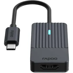 Rapoo USB-C Adapter, USB-C auf HDMI grau Dockingstation