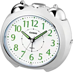 Quarzwecker CASIO "TQ-369-7EF", silber (silberfarben), Wecker, Wecker, Beleuchtung, Schlummerfunktion, Geschenkidee, Schlafzimmer