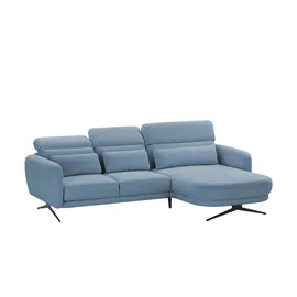 Switch Eckcouch Flachgewebe 3-Sitzer Blau