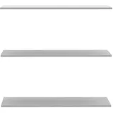 Forte Einlegeboden 3-er-Set, Breite 97,8 cm Grau,