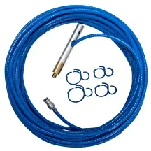LEWI Nachrüstset für Teleskopstangen 12144 , 1 Set = 20m Schlauch, Gardenaanschluss und vier Halteclips