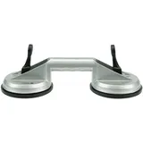 VOREL Vakuumgriff Aluminium 115 mm grau