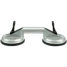 VOREL Vakuumgriff Aluminium 115 mm grau