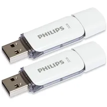 Philips USB 2.0 2-Pack 32GB Snow Edition Shadow Grey