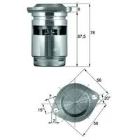 Mahle Thermostat, Ölkühlung für Porsche 911