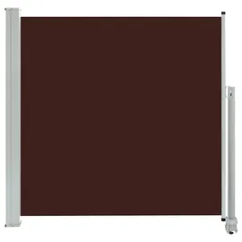 vidaXL Seitenmarkise Ausziehbar 160 x 300 cm Braun Polyester
