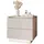 lookway Nachtschrank Aurora II 50 x 48 x 37 cm Beige/Gold