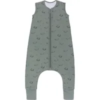 fillikid Sommerschlafsack mit Beinen TOG 0,5 - Wal - Grün - Gr. 80