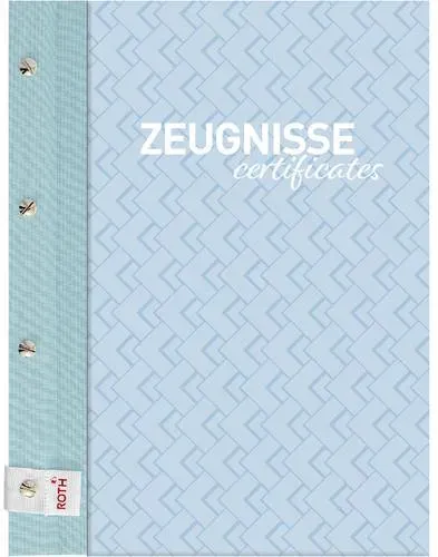 Preisvergleich Produktbild "ROTH Zeugnismappe Pattern mit Buchschrauben \"Swimming Pool\""