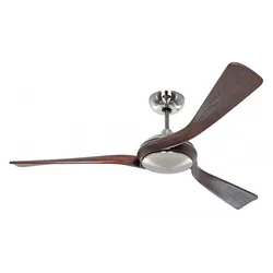 eco interior 140, ventilator aus satiniertem stahl ohne licht, casafan