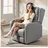 Homcom Relaxsessel Elektrisch 77 x 107 x 89 cm Grau mit Knetmassage und Fernbedienung
