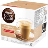 Nescafé Dolce Gusto Espresso Cortado Decafeinato, Entkoffeiniert, Kaffee, Kaffeekapsel, 16 Kapseln