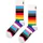 Happy Socks Pride Socken 2er Pack Blau/Rot/Schwarz/Weiß 41-43