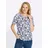 Sieh an! Kurzarm-Shirt in weiß-marine-bedruckt | Gr.: 46